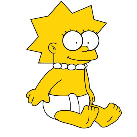 baby lisa simpson images